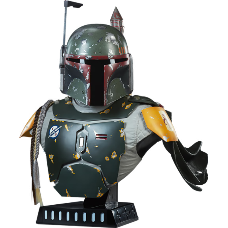 Star Wars The Mandalorian Boba Fett 1 1 Scale Life Size Bust Statue